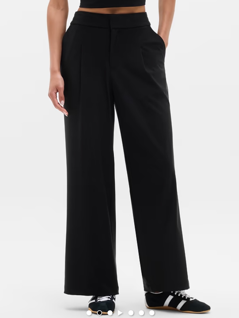Athleta Black Pinnacle High Rise Trouser
